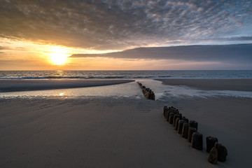 Sonnenuntergang am Strand