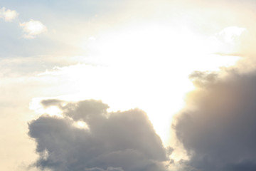 Picturesque view of beautiful sky with clouds