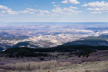 Scenic view form Larb Hollow Overlook along highway 12 in Grand Staircase-Escalante National Monument - Utah, USA