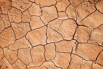 Drought land concept