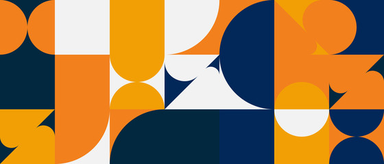 Colorful Geometric Vector Pattern Design