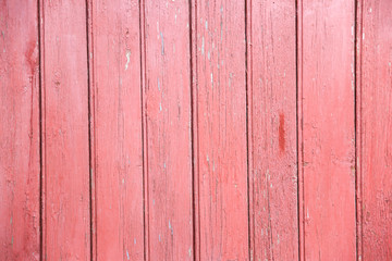 Wooden planks texture background. Brown colour brushed with paint.