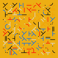 Linear Abstract Vector Pattern Design