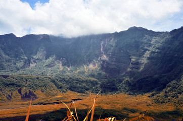 view of mountains in West Java