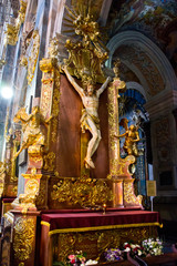 Crucifixion with Jesus. Background for Christianity and religion.