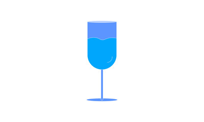 Champagne glass icon vector image