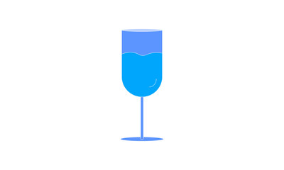 Champagne glass icon for celebrations and toasts