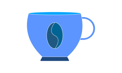 Coffee cup icon for drink illustrations and cafe designs