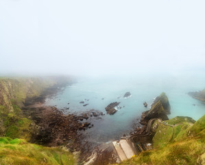 Pier at Dun Chaoin on the Dingle Peninsula  on the Slea Head Drive
