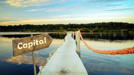 Street Sign to Capital