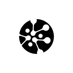 Molecule vector illustration design