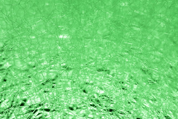 The texture of the foam.