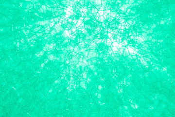 The texture of the foam.