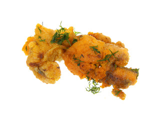 fish caviar isolated on white background