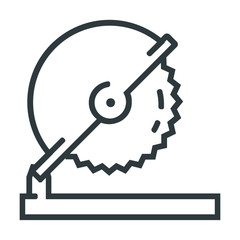 line icon on white background