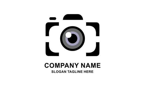 Camera logo, photography for design vector illustration