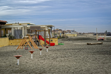 Fototapeta premium Station balnéaire hors-saison