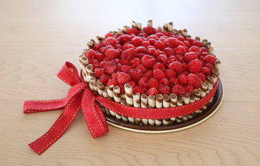 .tort iz svezhey maliny.22/5000.fresh raspberry cake © yanlev