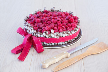 .tort iz svezhey maliny.22/5000.fresh raspberry cake © yanlev