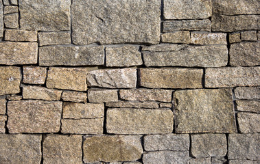 Beautiful brown grey brick wall texture and background for house decorating