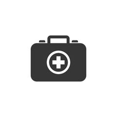 First Aid Kit Icon Vector Illustration
