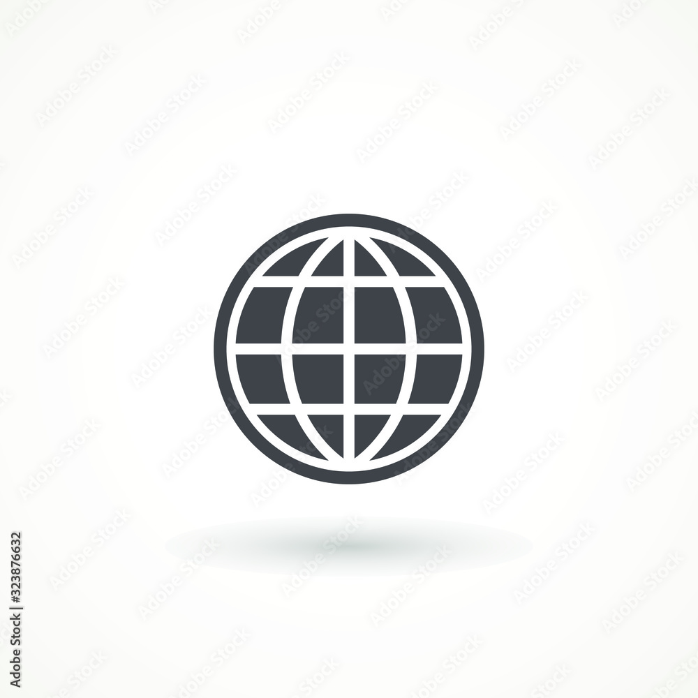 Poster go to web icon isolated on white background. website pictogram. internet symbol for your web site de
