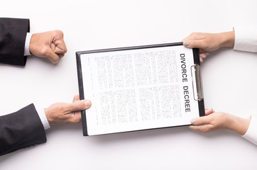 Husband want to sign legal separation documents