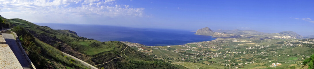 Fototapeta na wymiar Paysage de Sicile