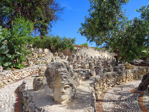 Paysage de Sicile, ch&acirc;teau enchant&eacute; de Sciacca