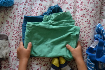 child's hand