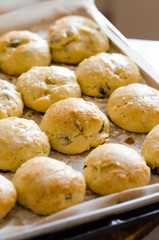Buns on a plate
