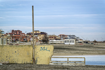 Station balnéaire hors-saison