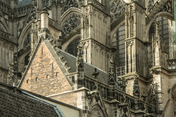 fragment of gothic architecture