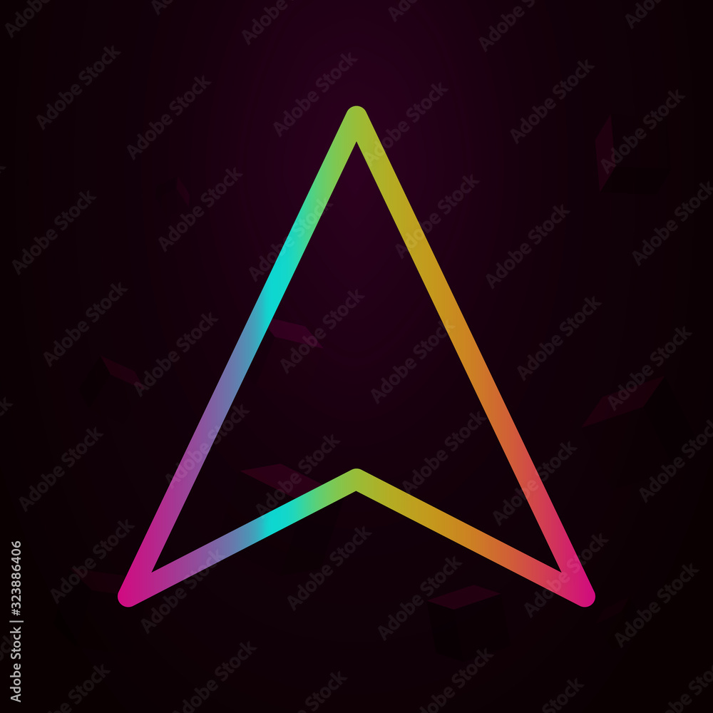 Aufkleber cursor nolan style icon. simple thin line, outline vector of navigation icons for ui and ux, website