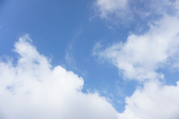 Obraz premium blue sky with white clouds