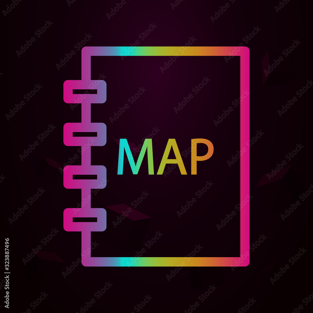 Poster book of cards nolan style icon. Simple thin line, outline vector of navigation icons for ui and ux, website or mobile application