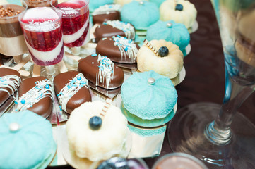 Sweet table on the child anniversary party