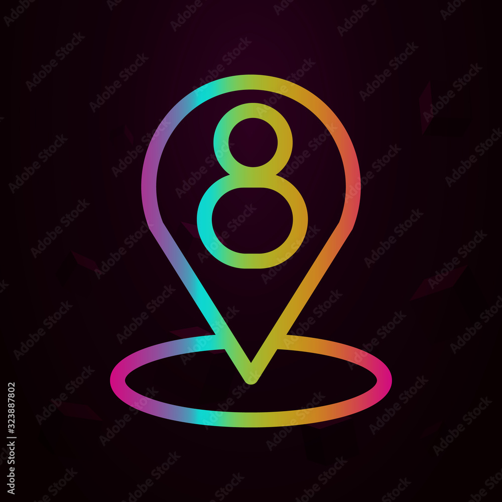 Aufkleber man in pin nolan style icon. Simple thin line, outline vector of navigation icons for ui and ux, website or mobile application