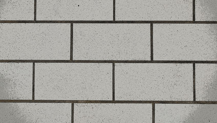 white brick wall