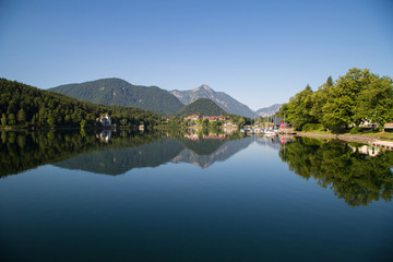 Fototapeta na wymiar Salzkammergut - Traumregion in den Alpen