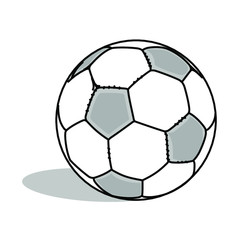 Fototapeta premium Illustration Fussball