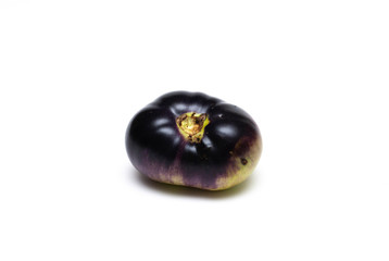 Tomato green blue isolated in a white background