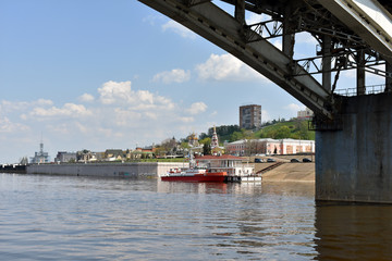 Fototapeta premium panorama of Nizhny Novgorod. view from the water. Russia