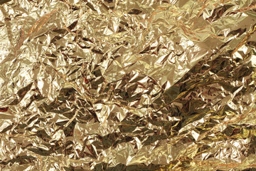 golden tinfoil texture