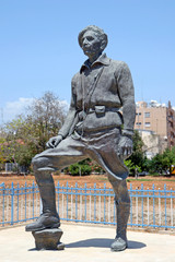 The statue of Georgios Grivas  in Limassol, Cyprus.