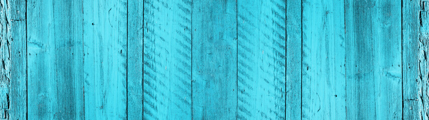 Blue rustic wooden texture - wood background banner panorama