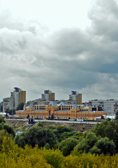 Fototapeta na wymiar panorama of the city of Nizhny Novgorod
