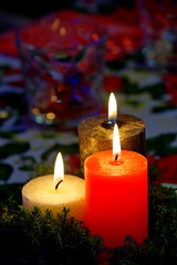 Christmas candles