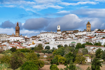 Obraz premium Jerez de los Caballeros, City at Badajoz, Extremadura in Spain