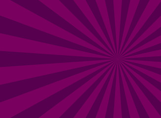 Sunlight horizontal background. Purple color burst background. Vector illustration.